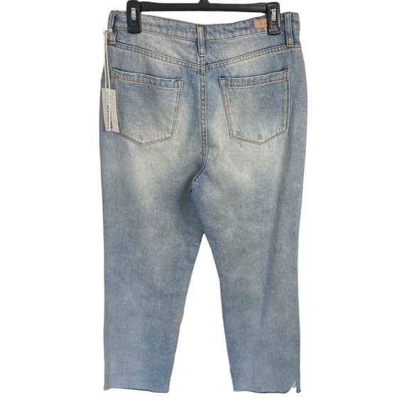 Blank NYC The Madison Crop High Ride Jeans Light Wash Size‎ 28 Organic Cotton - Picture 2 of 6